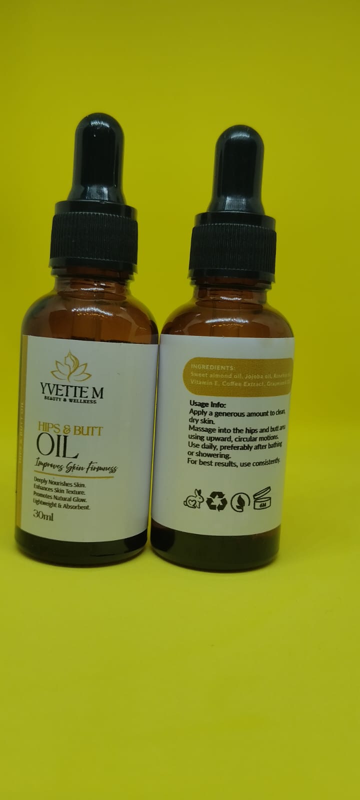 Hips and butt oil
